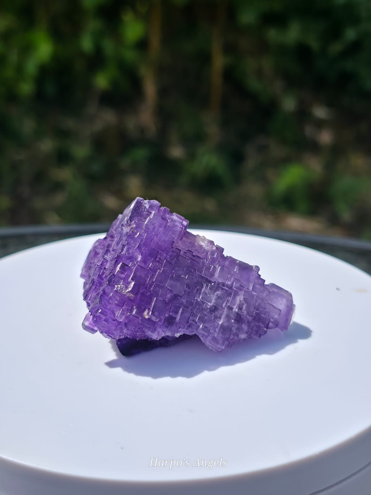 Etched Purple Fluorite Hubei