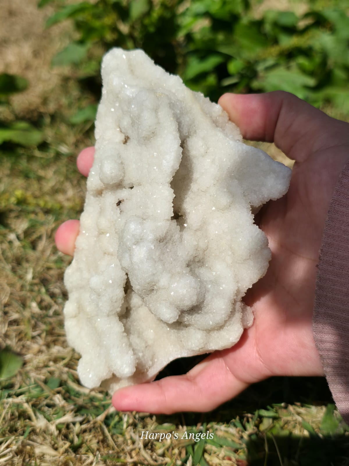 White Druzy Quartz Specimen - Ex Collection