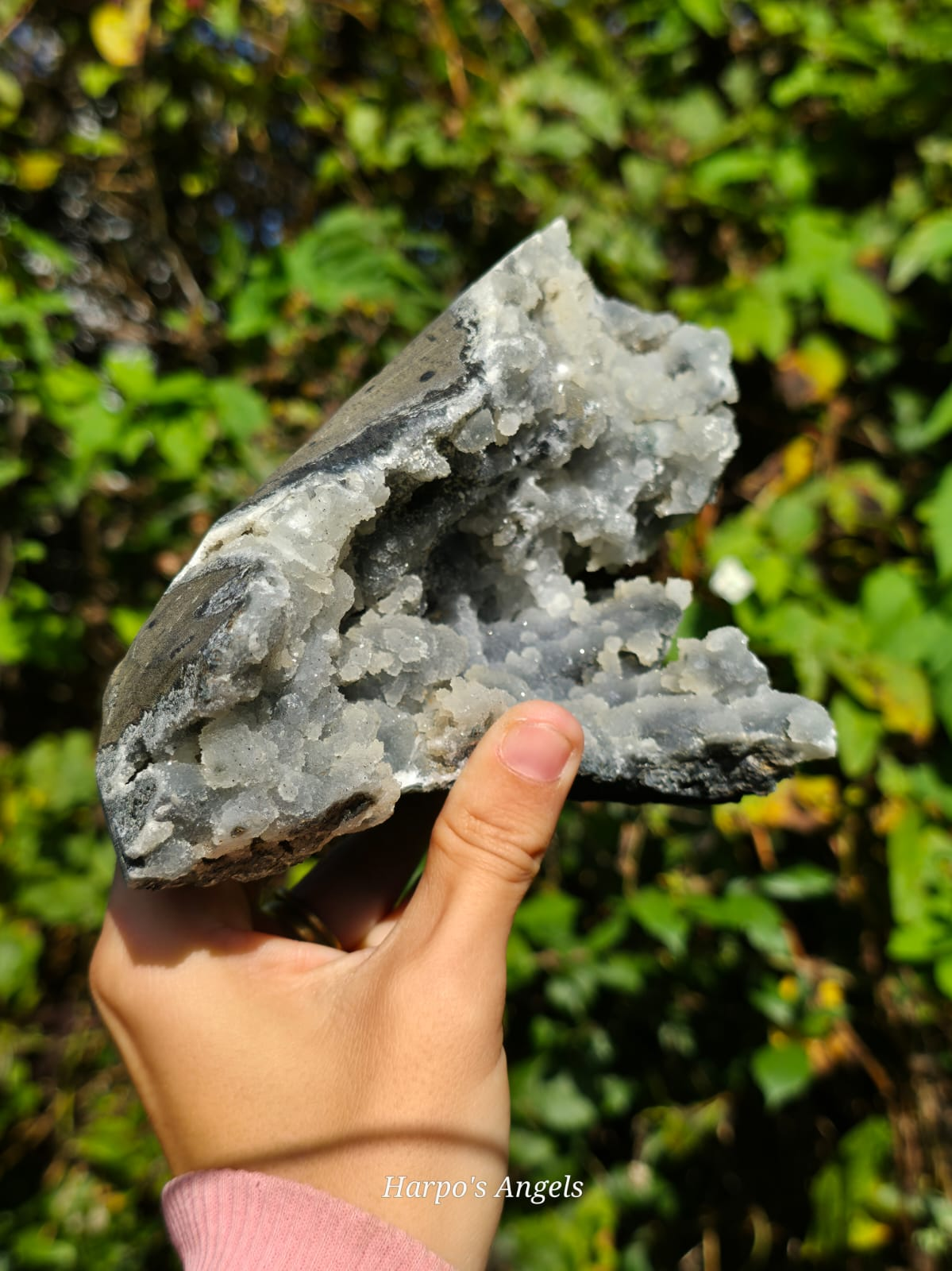 Natural Heulandite Druzy Crystal Specimen - India