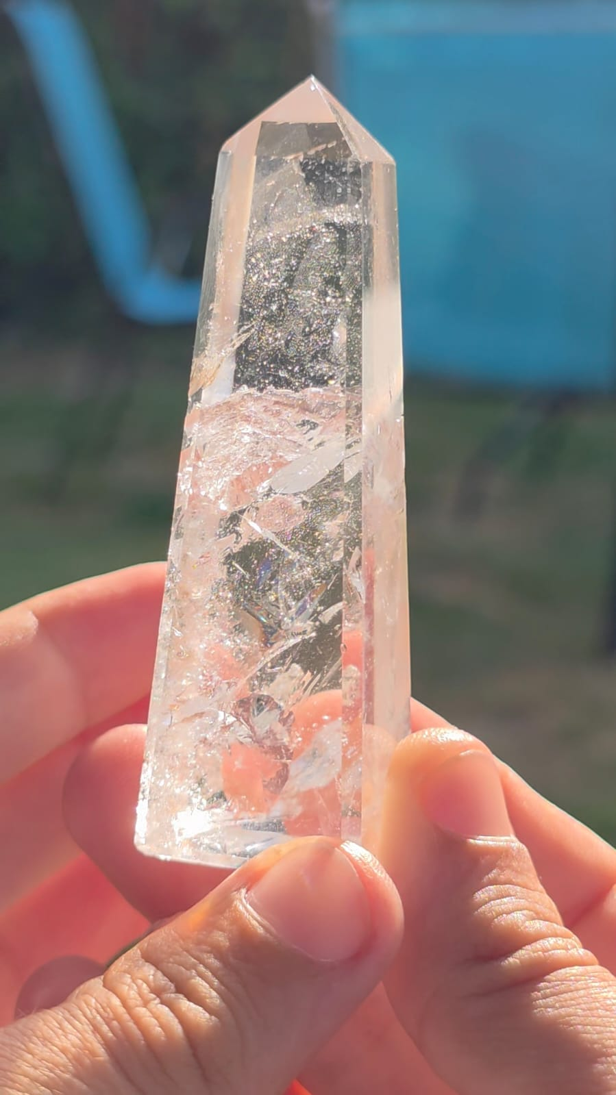 Clear Quartz Tower