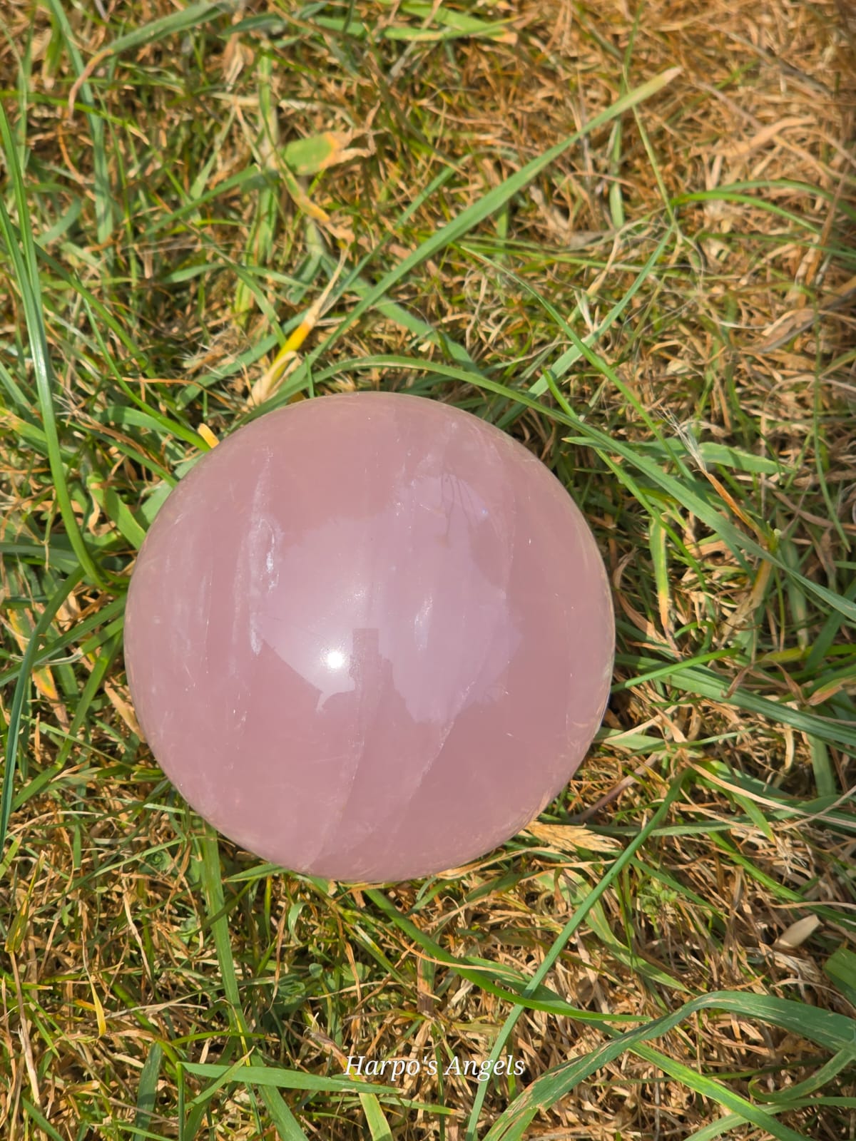 Madagascar 12-Point Star Rose Quartz Sphere