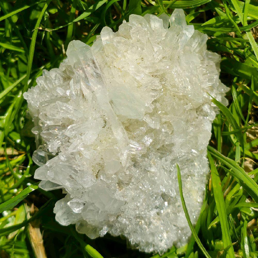 Green Quartz Cluster