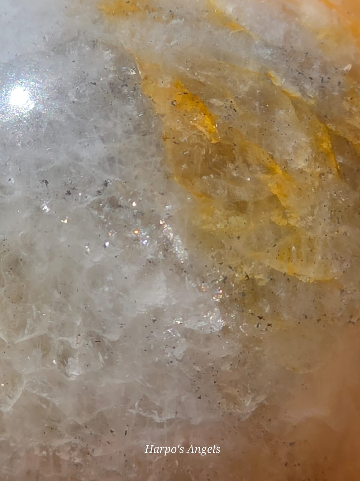 Golden Healer & Smoky Quartz Sphere