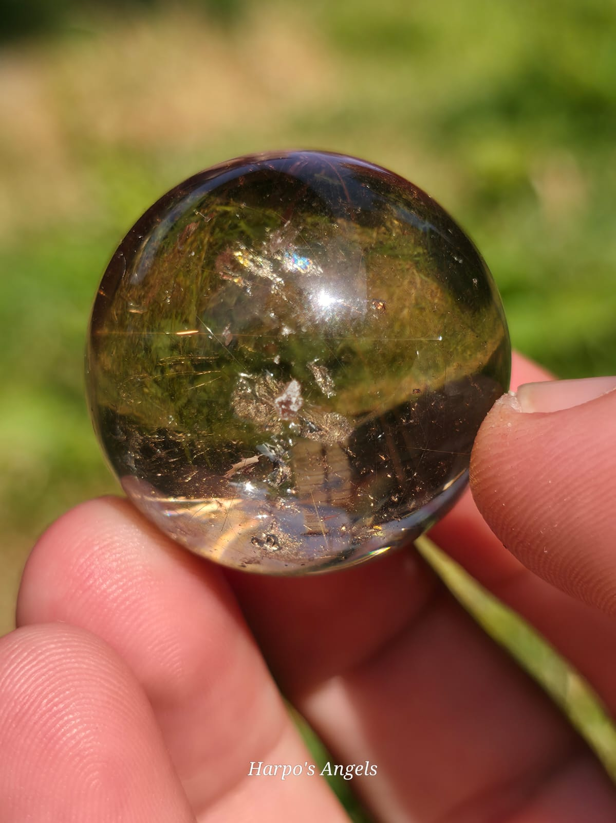 Brazilian Rutile Quartz Sphere #4