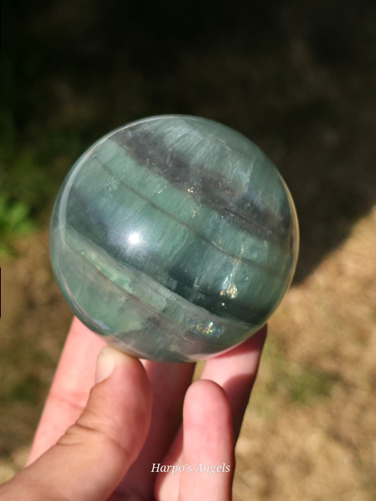 Green Fluorite Sphere #2