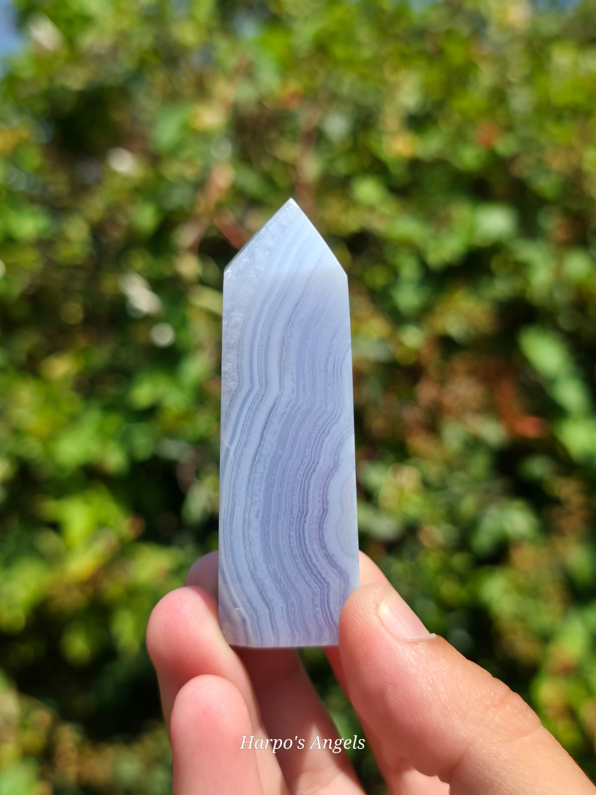 Blue Lace Agate Towers