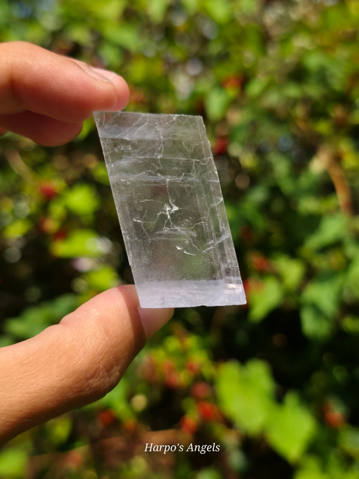 Lavender Optical Calcite Specimen