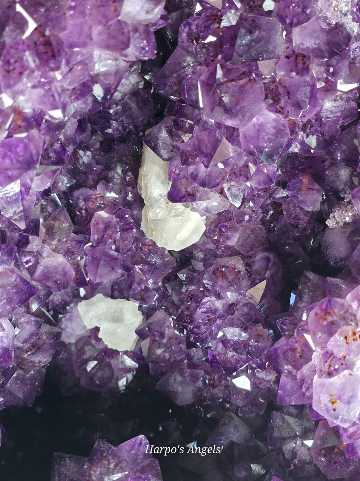 XL Amethyst Cathedral with Calcite