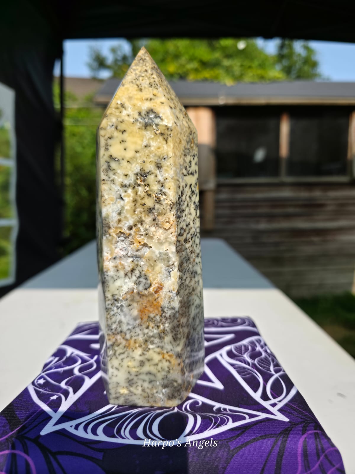 Dendritic Chalcedony Tower