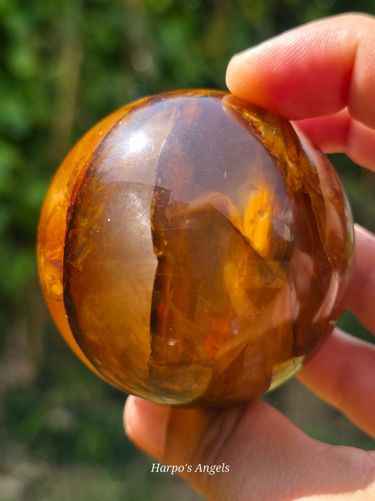 Golden Healer Moonstone Sphere #1