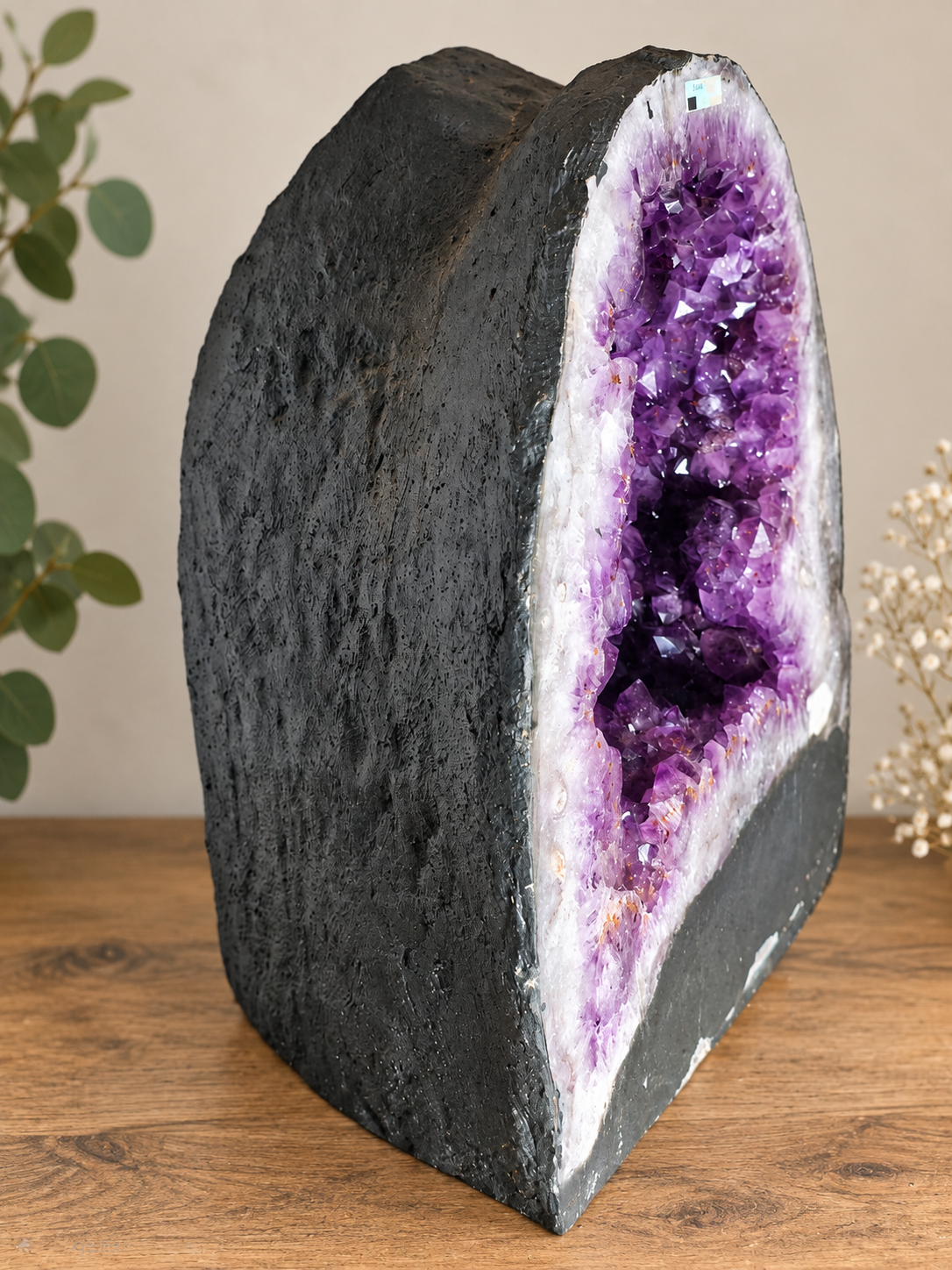 XL Amethyst Cathedral with Calcite