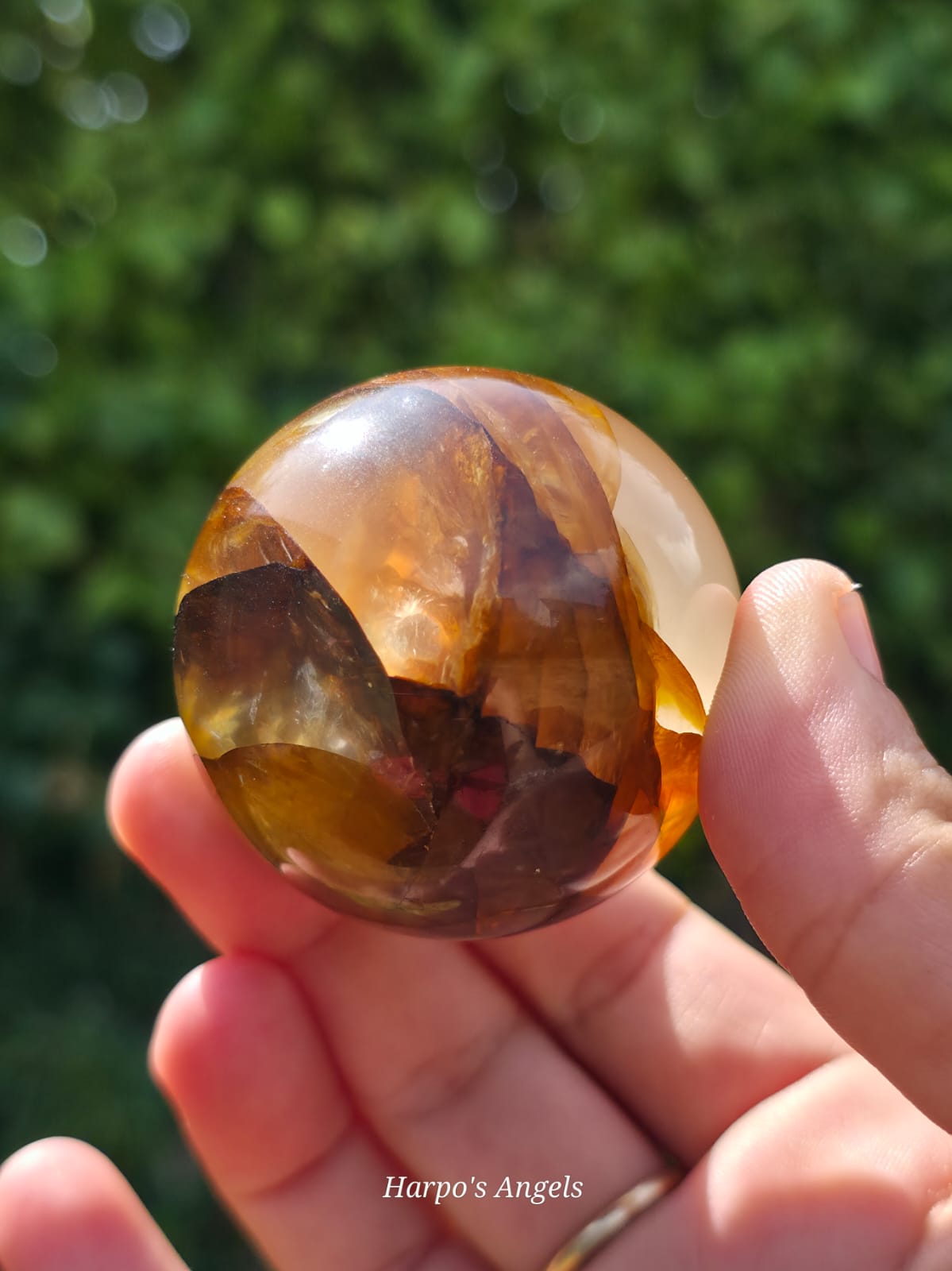 Golden Healer Moonstone Sphere #2