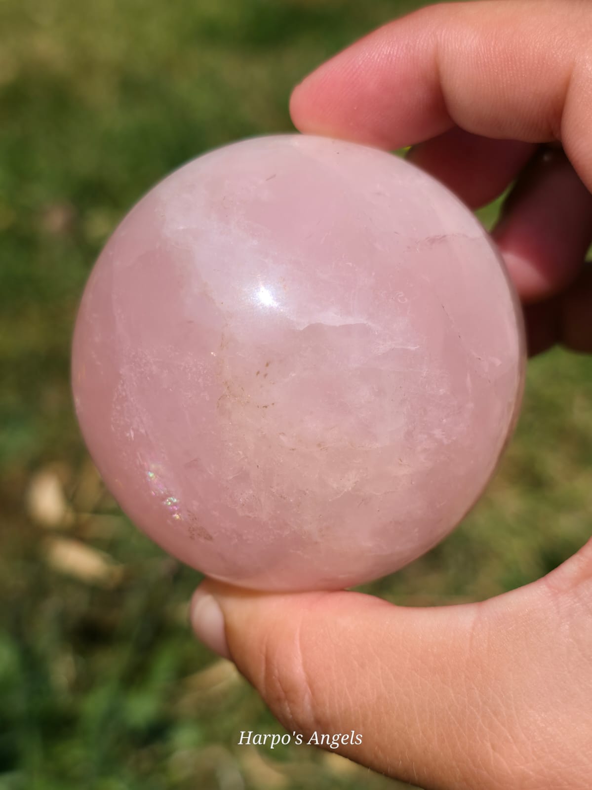 Brazilian Rose Quartz Sphere