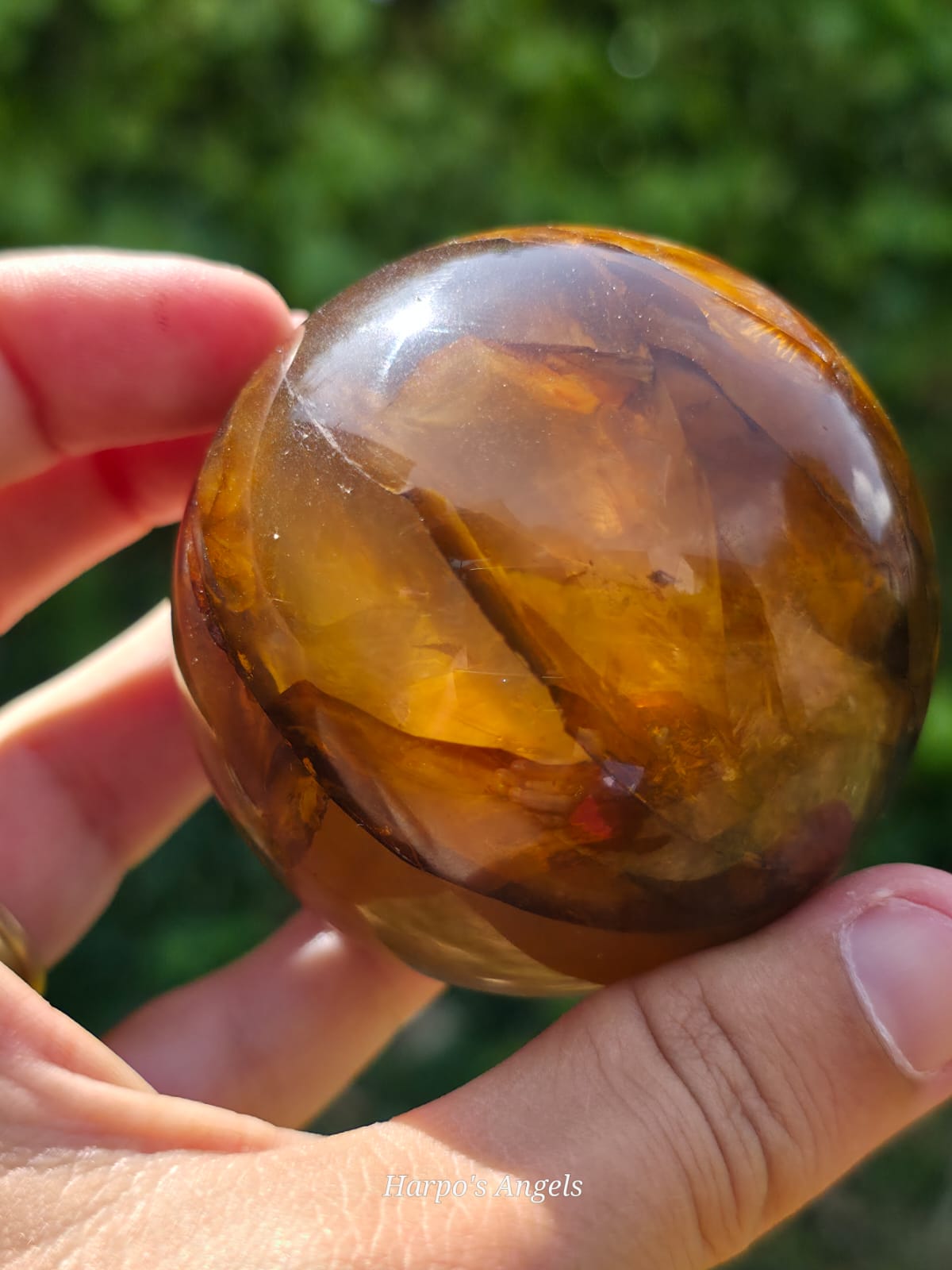 Golden Healer Moonstone Sphere #1