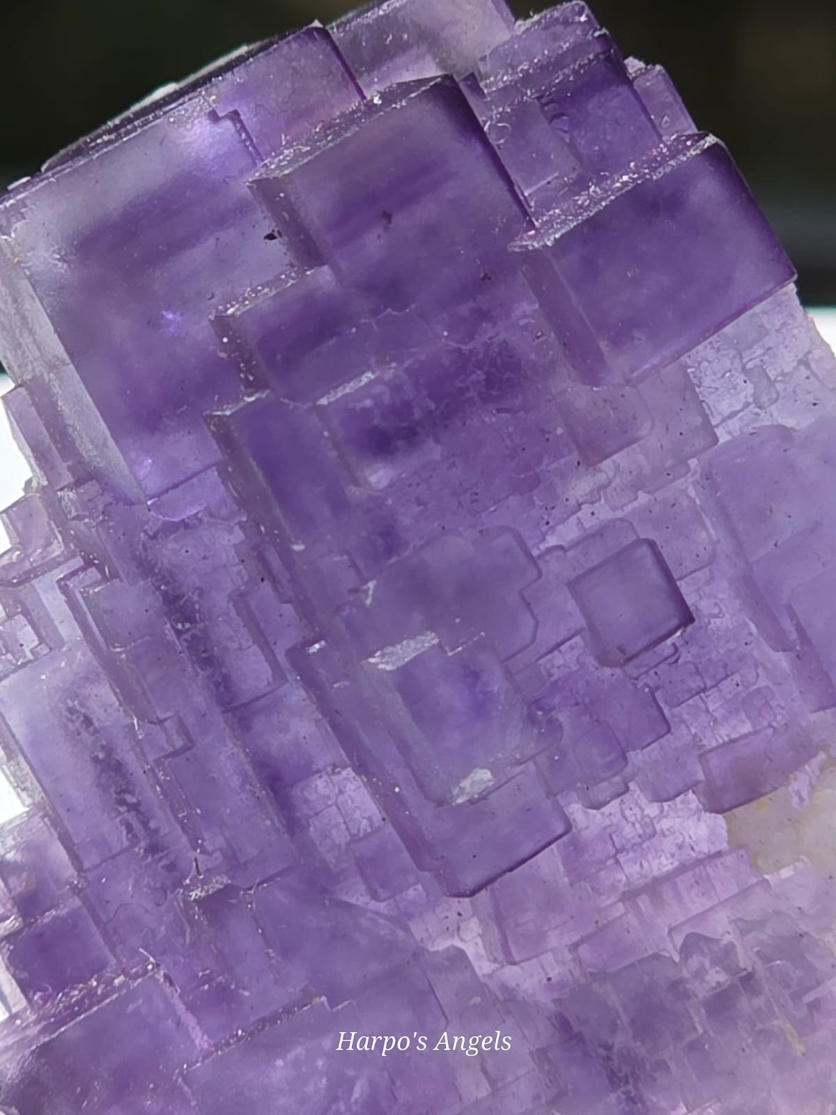 Etched Purple Fluorite Hubei