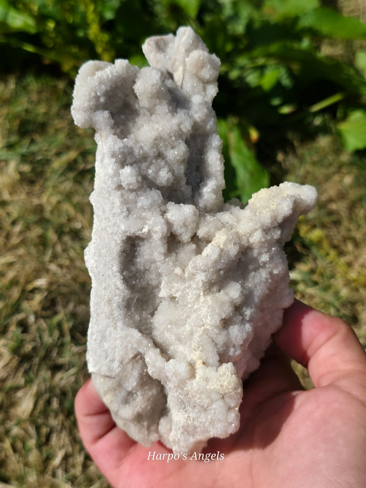 White Druzy Quartz Specimen - Ex Collection