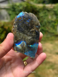 Part Polished Labradorite Freeform