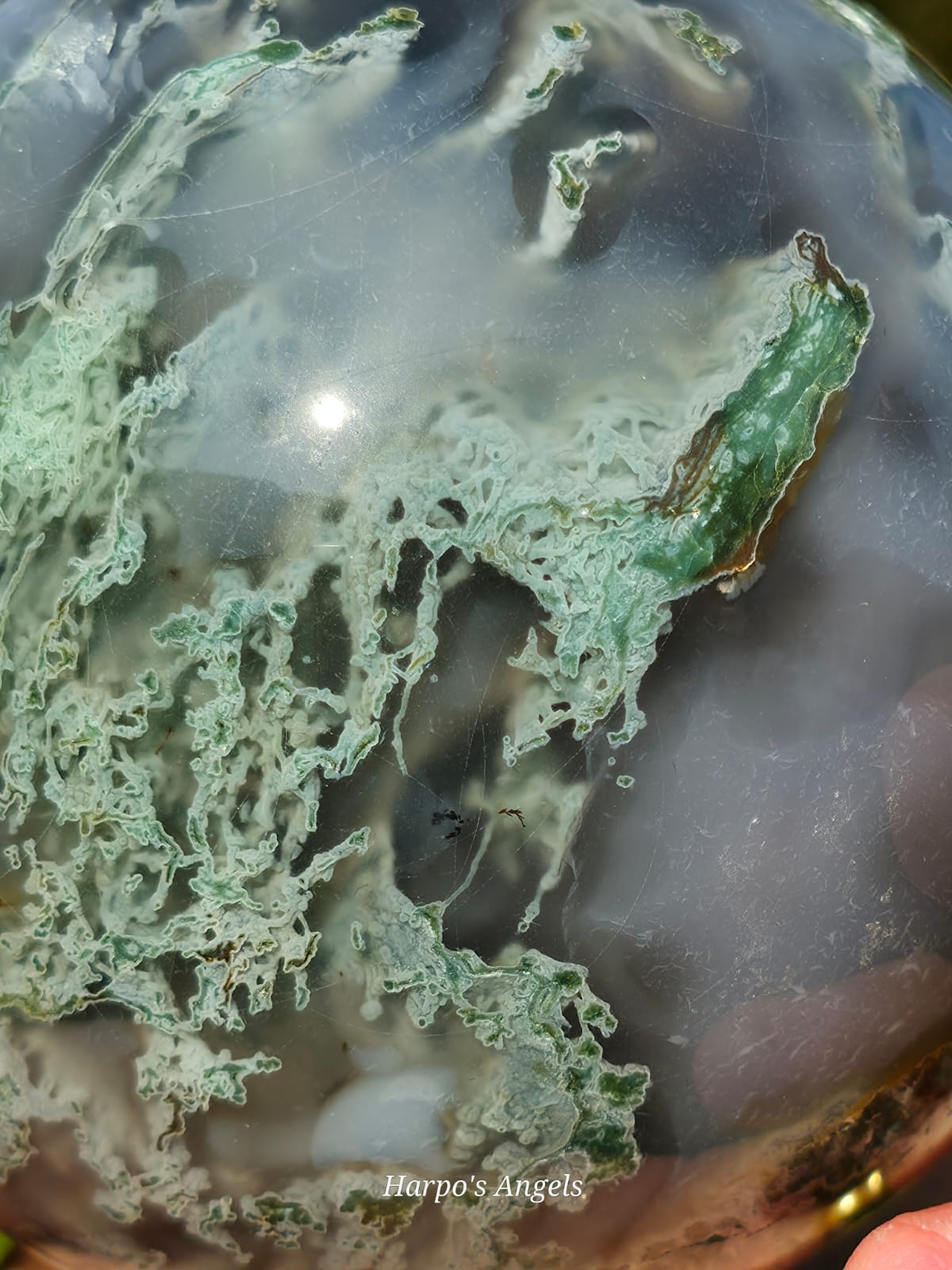 Moss Agate Sphere