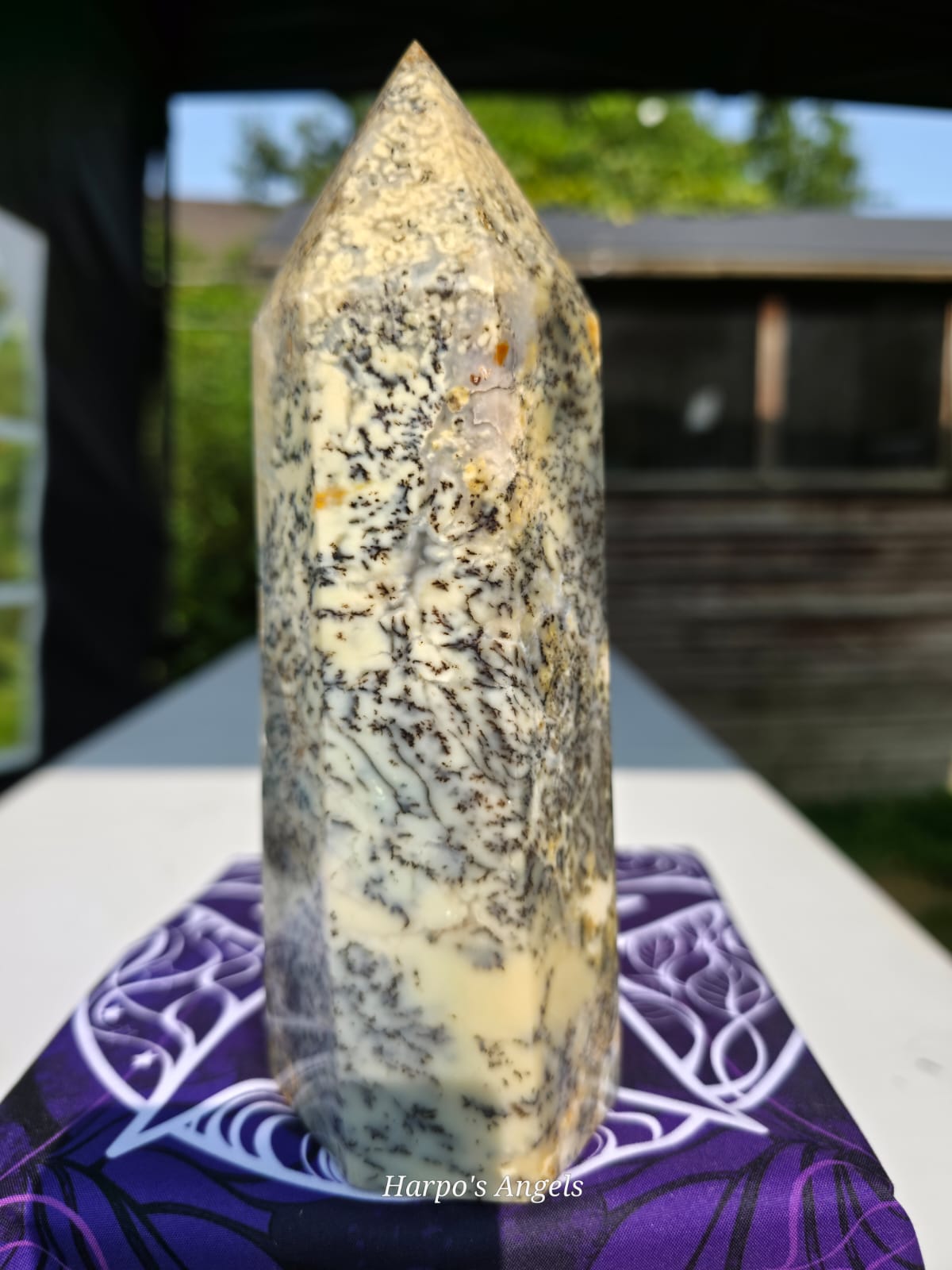 Dendritic Chalcedony Tower