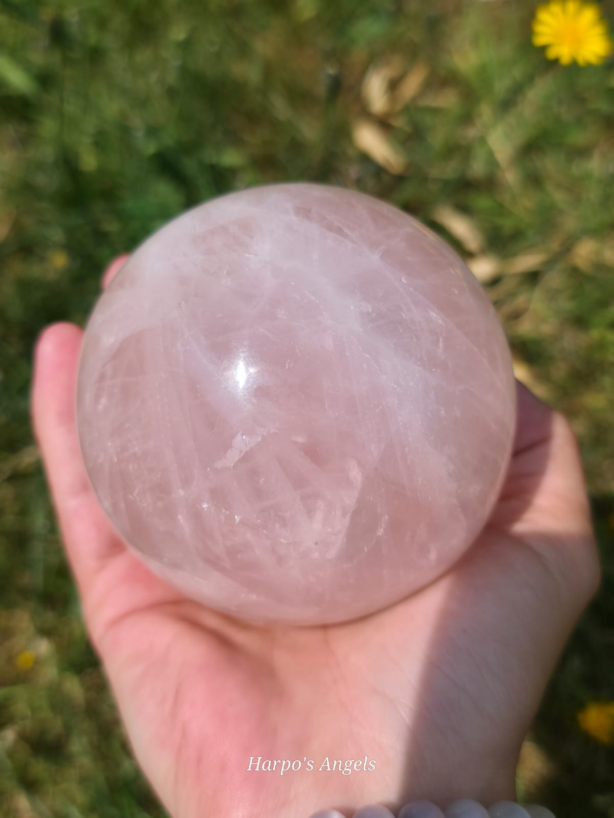 Brazilian Statement Rose Quartz Sphere