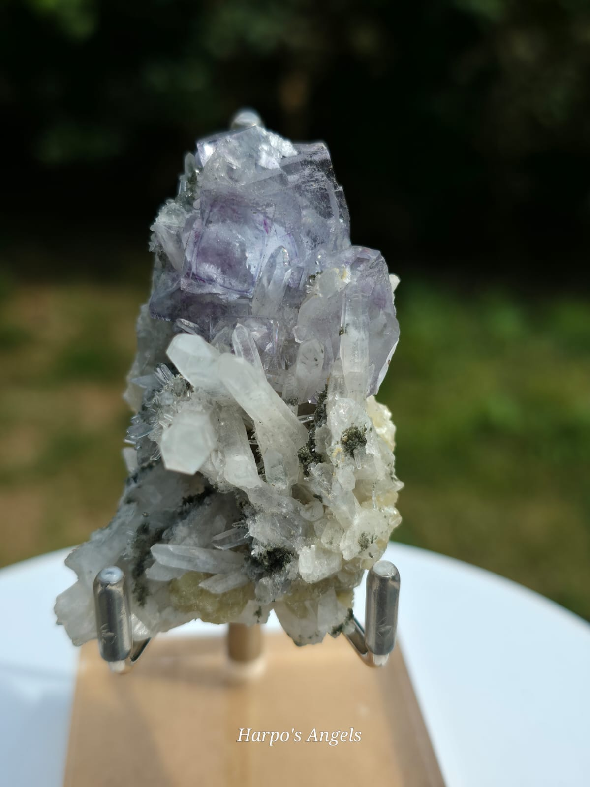 YGX Fluorite with Needle Quartz, Epidote & Mica
