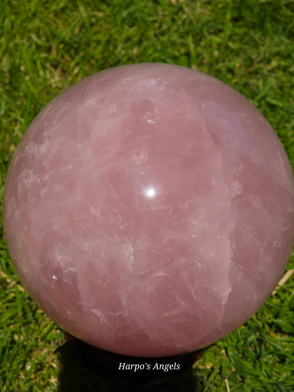 Madagascar Rose Quartz Star Sphere