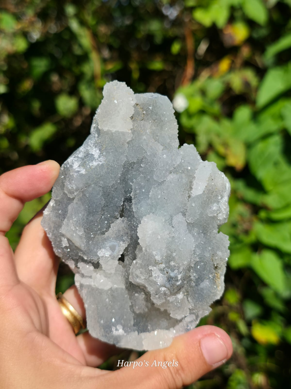 Natural Heulandite Crystal Specimen - India