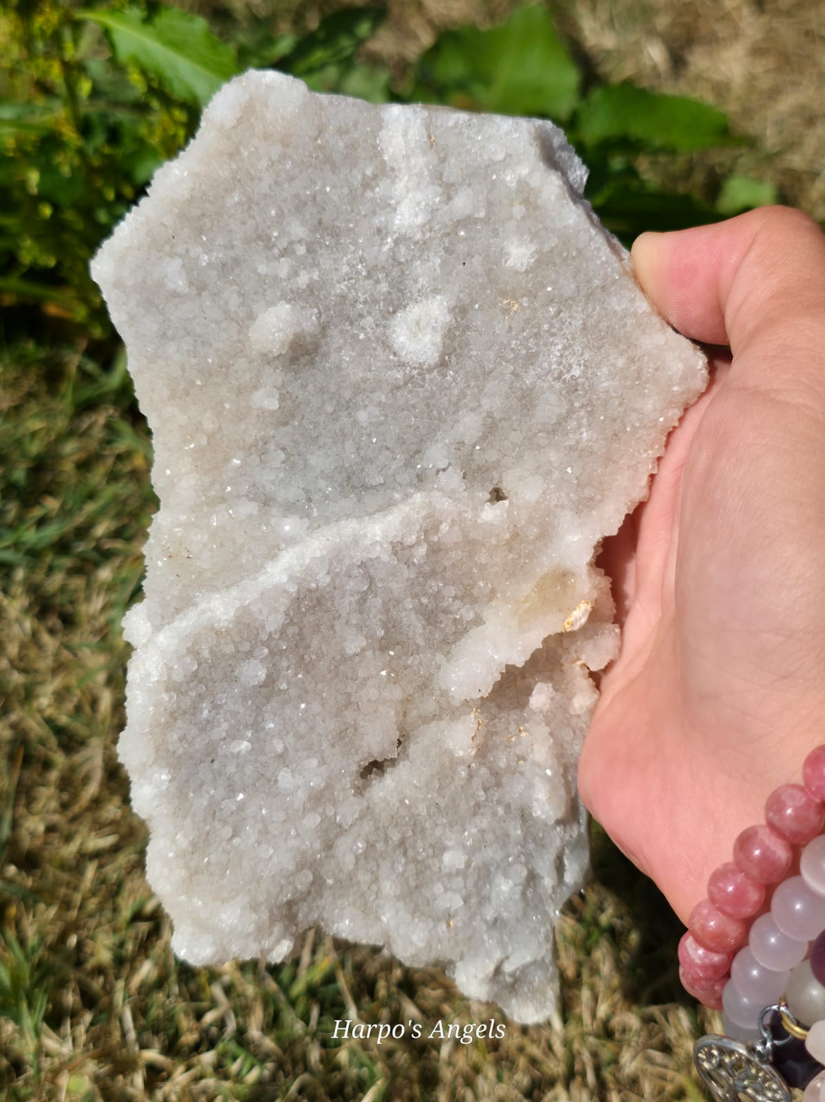 White Druzy Quartz Specimen - Ex Collection