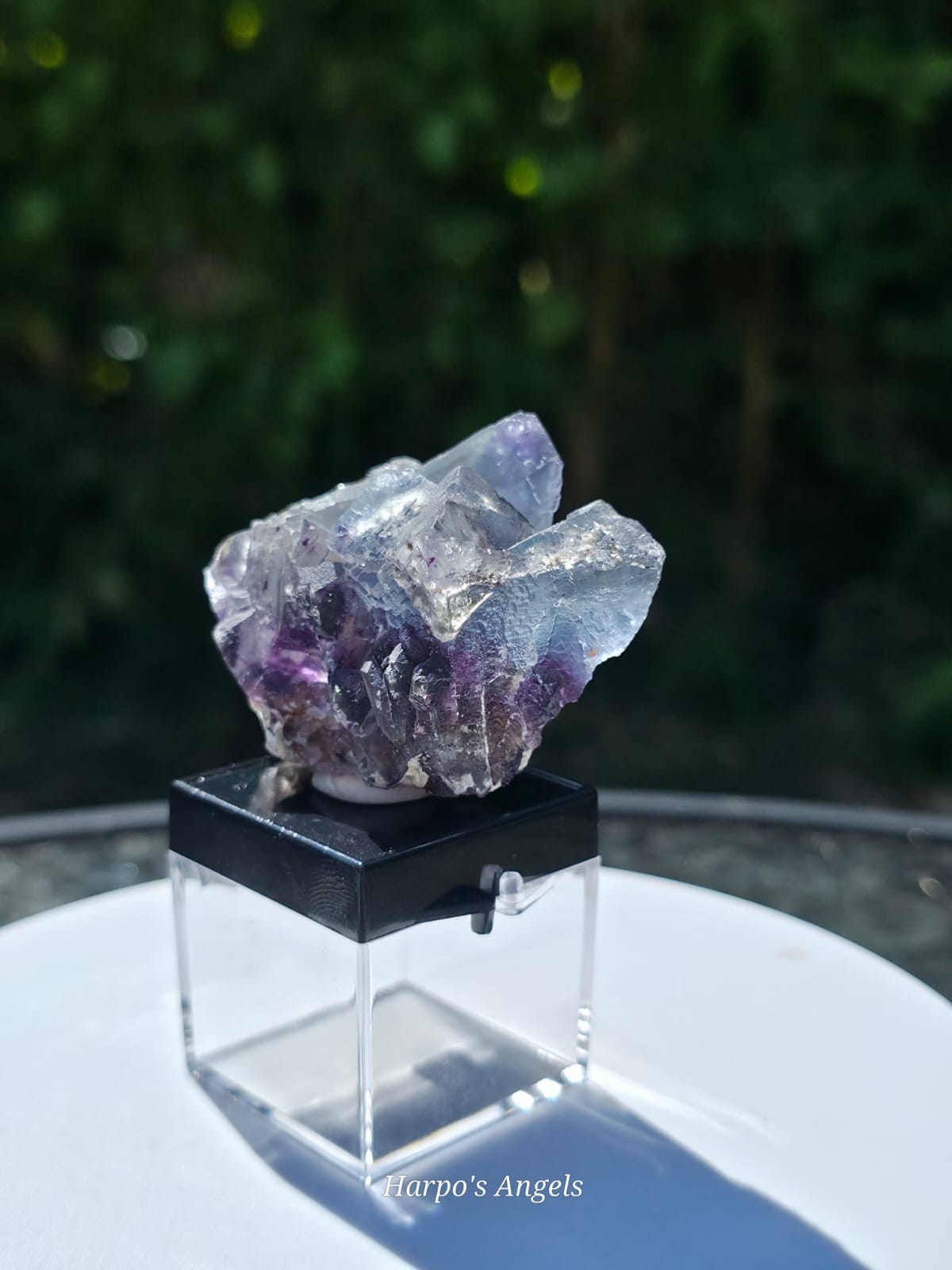 Blue & Purple Cubic Fluorite Specimen Inner Mongolia