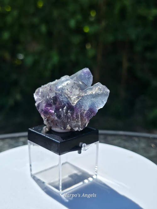 Blue & Purple Cubic Fluorite Specimen Inner Mongolia