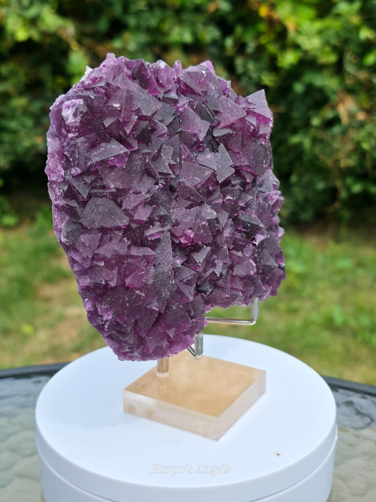Zhejiang Statement Purple Fluorite Plate