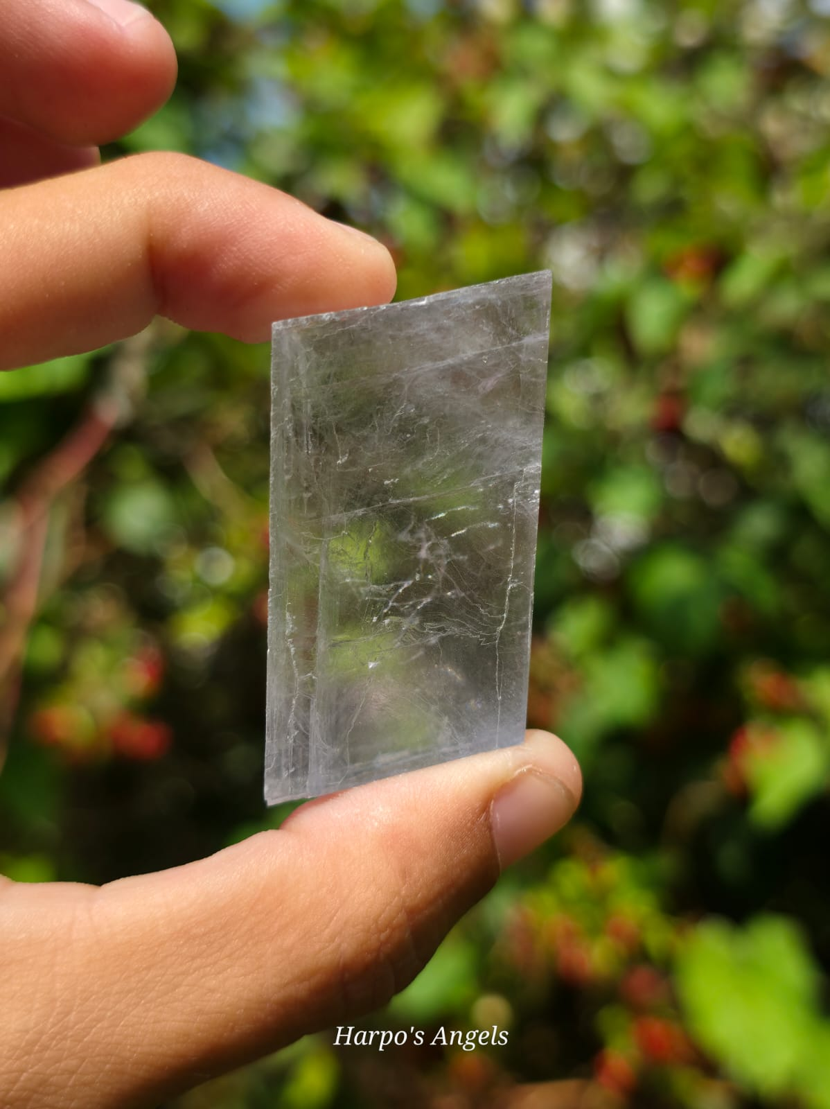 Lavender Optical Calcite Specimen