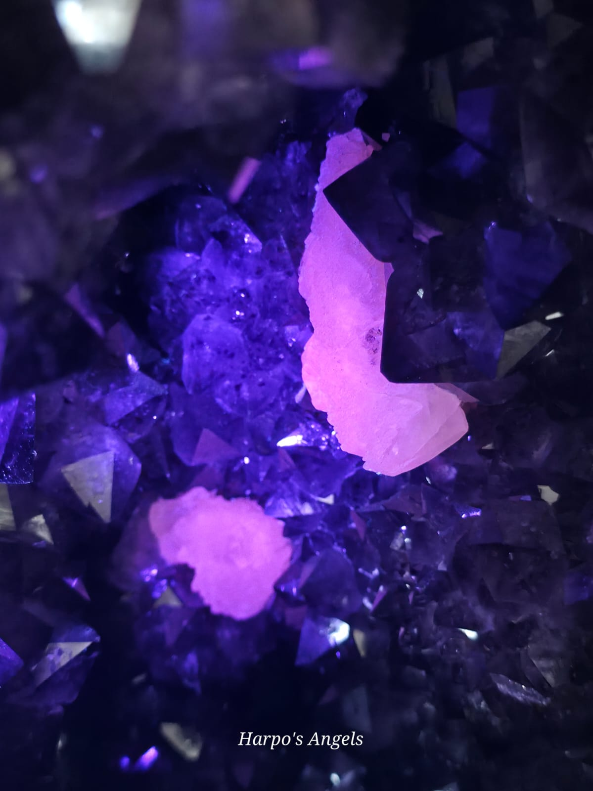 XL Amethyst Cathedral with Calcite