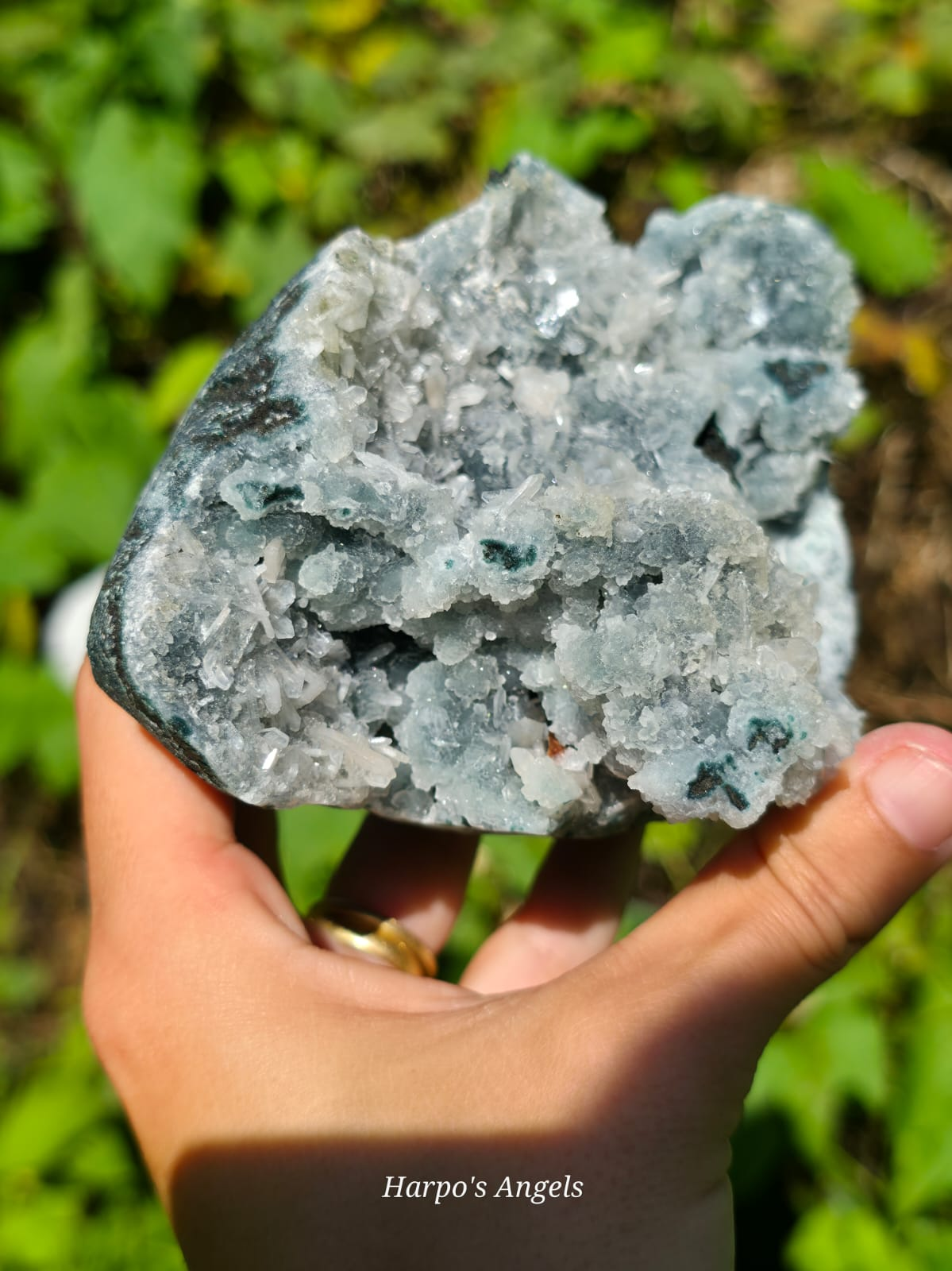 Natural Heulandite Crystal Specimen - India
