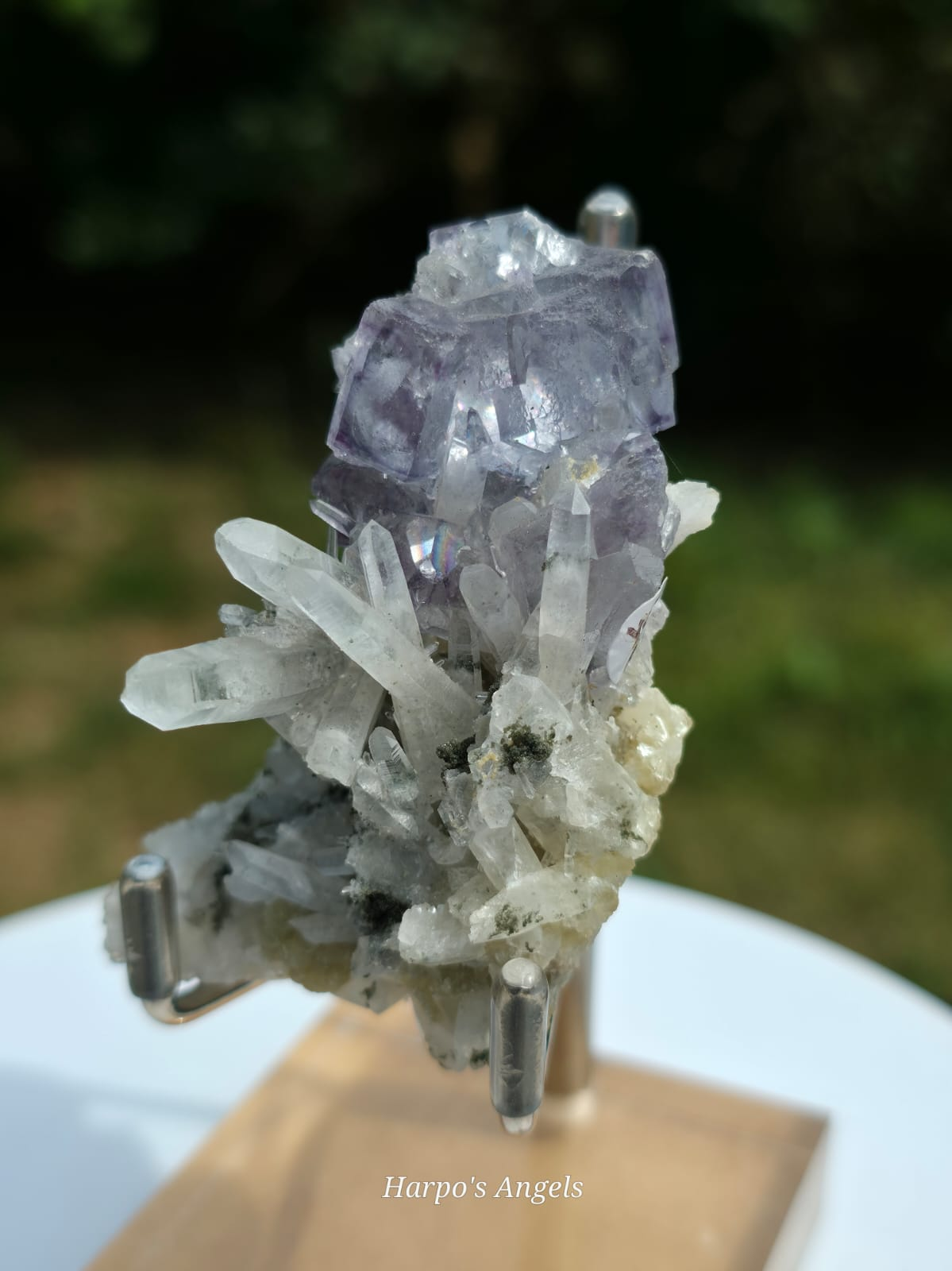 YGX Fluorite with Needle Quartz, Epidote & Mica