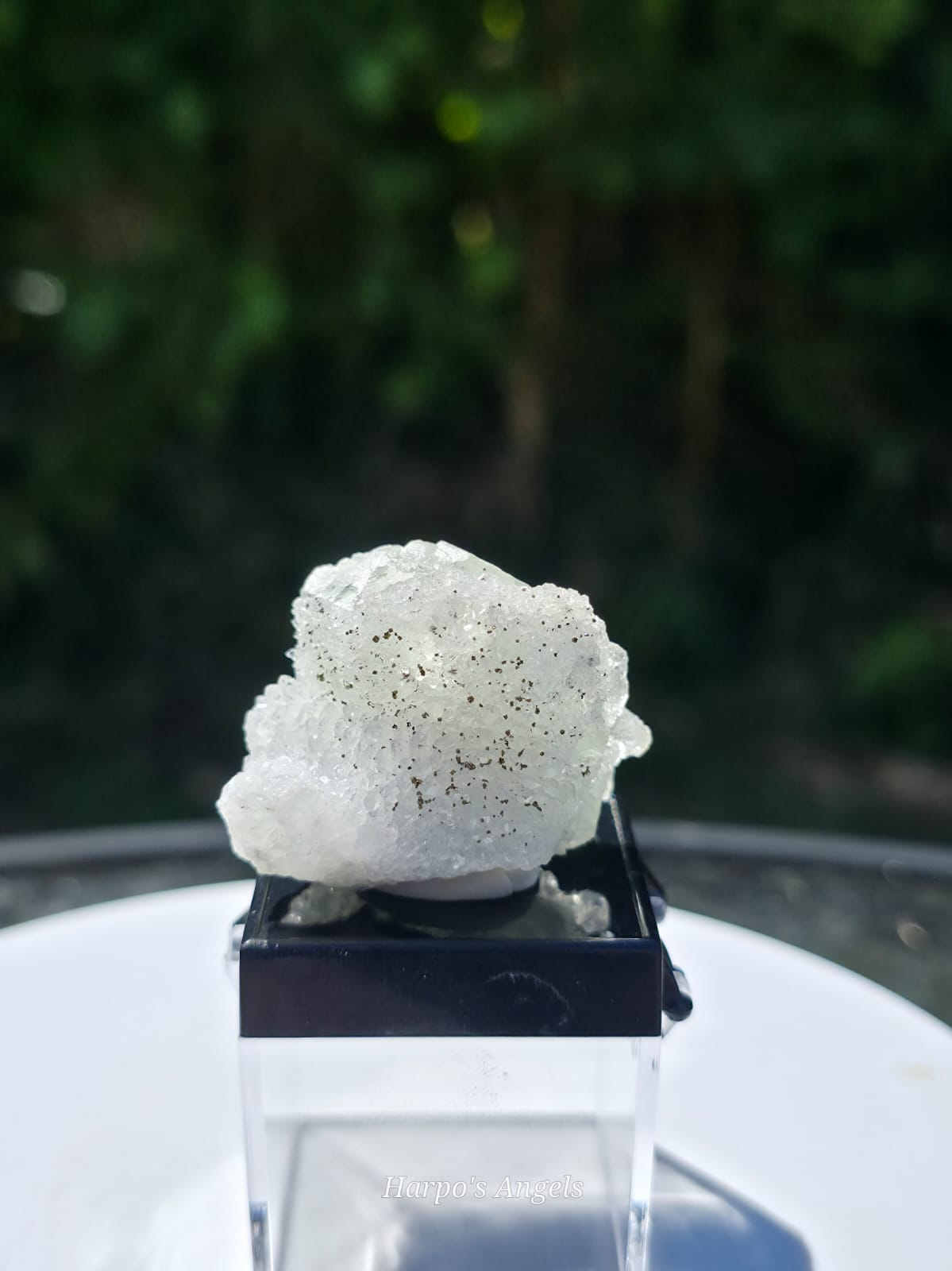 XHL Pale Green Fluorite with Quartz & Pyrite