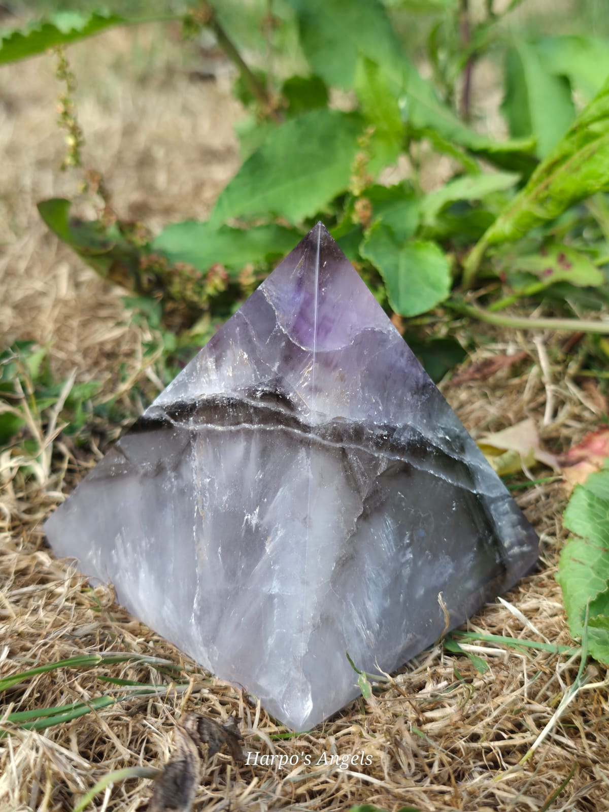 Smoky Amethyst Pyramid