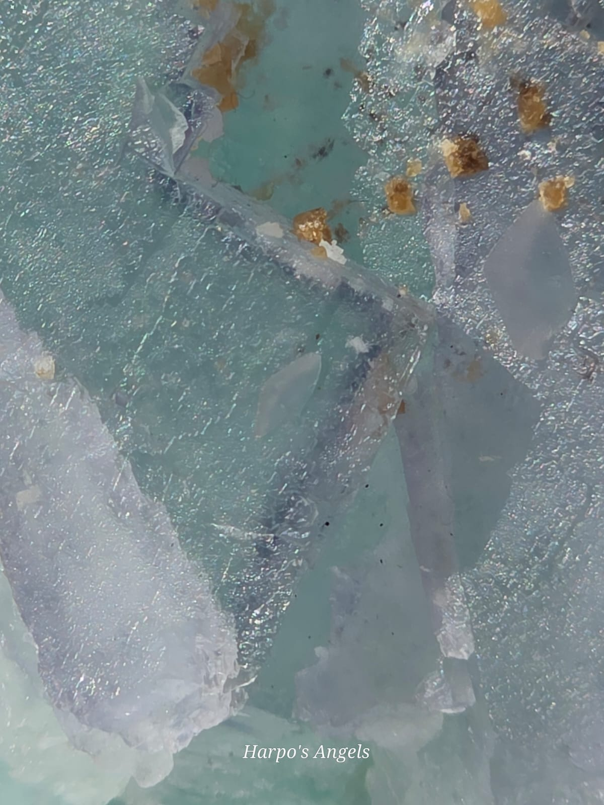 YGX Blue-Green Porcelain Fluorite with Dolomite