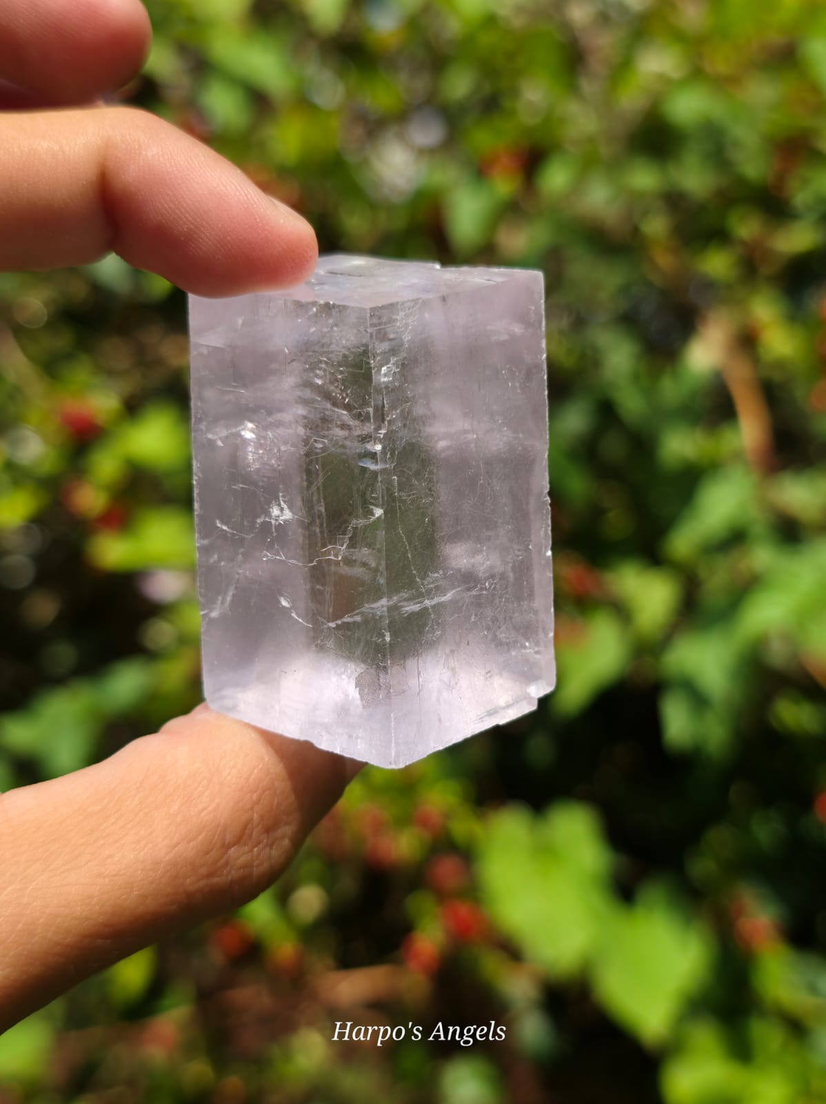 Lavender Optical Calcite Specimen