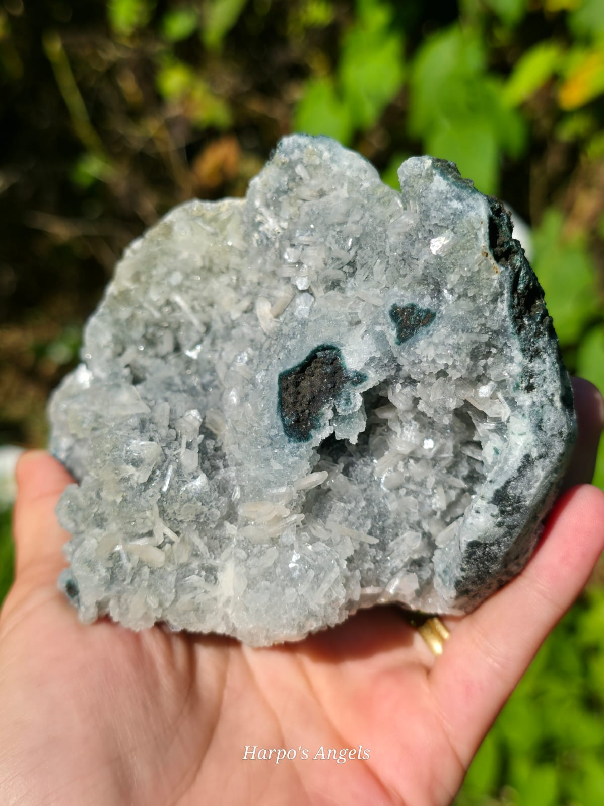 Natural Heulandite Crystal Specimen - India