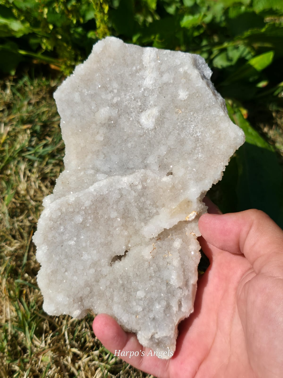 White Druzy Quartz Specimen - Ex Collection