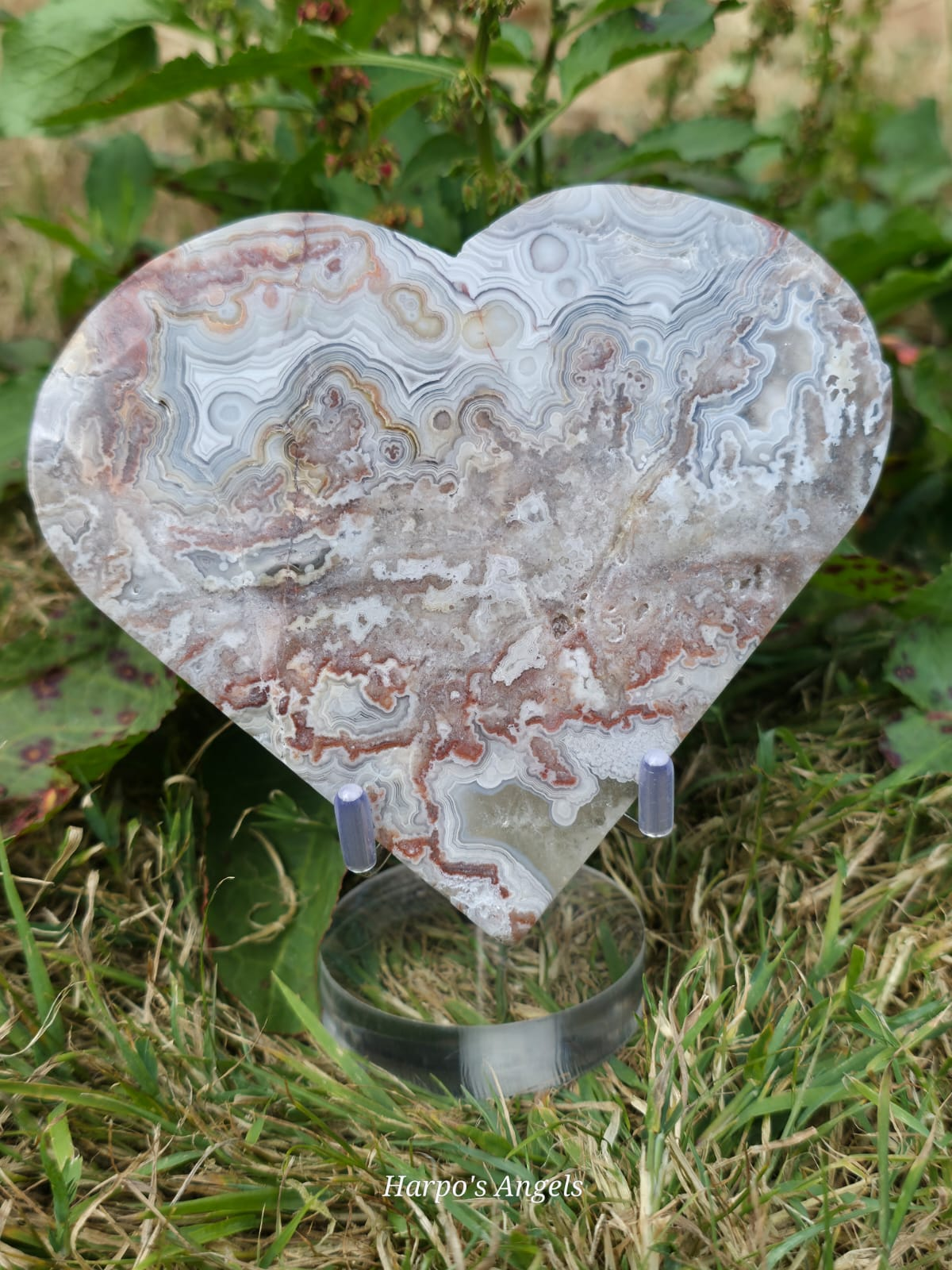 Mexican Crazy Lace Heart Carving