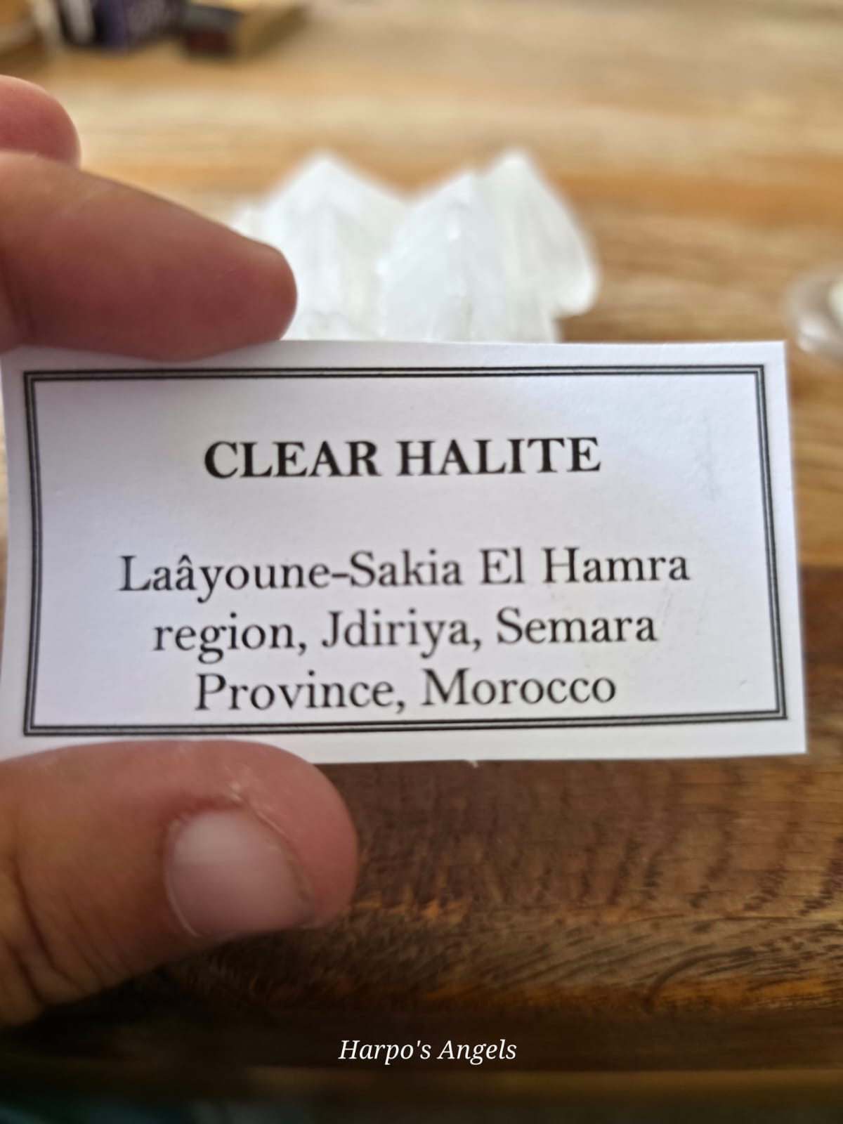 Clear Halite Cluster