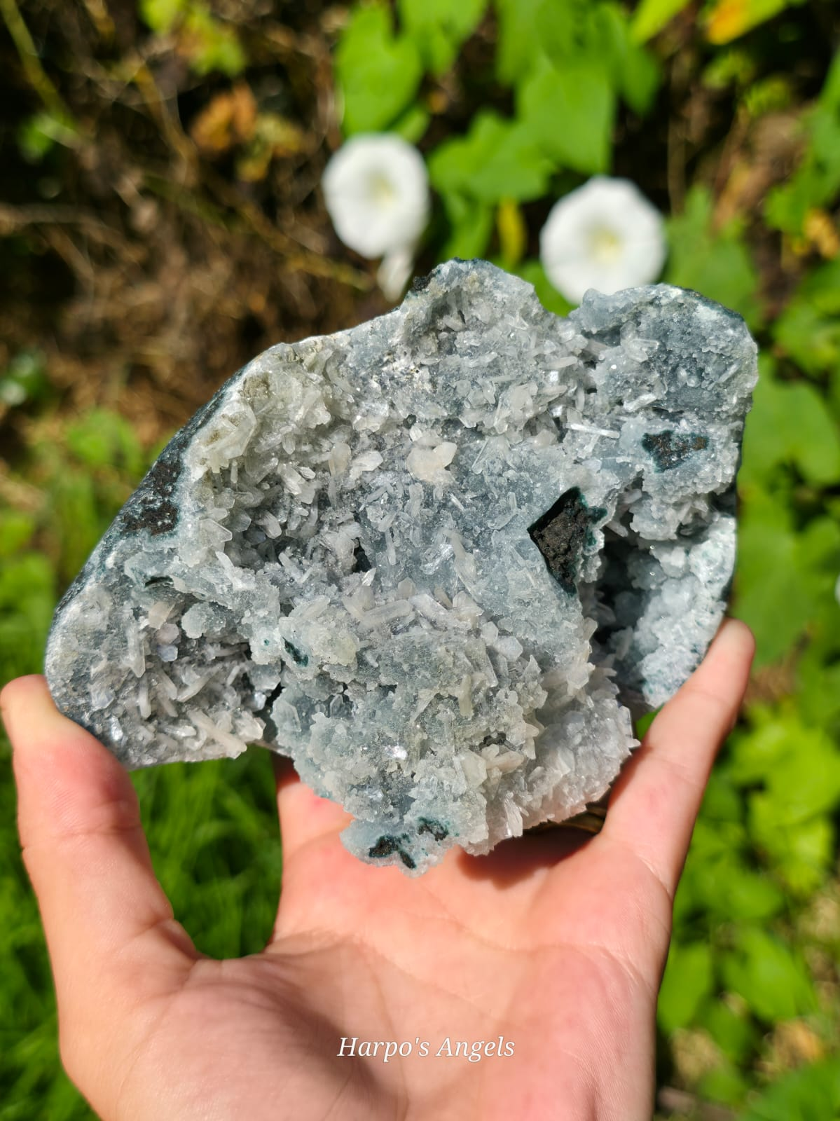 Natural Heulandite Crystal Specimen - India