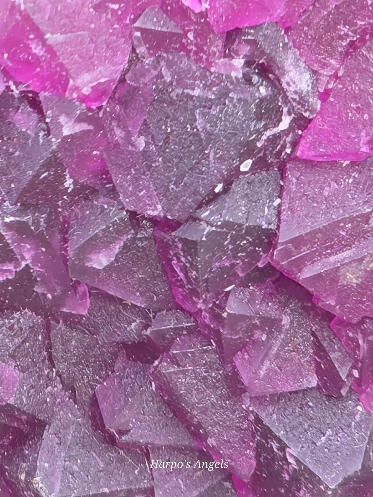 Purple Fluorite on Quartz Matrix