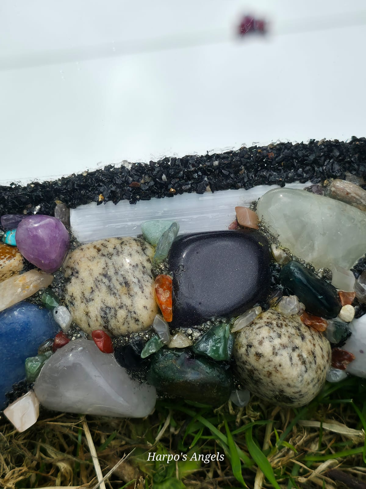 Cherub Handmade Crystal Mirror
