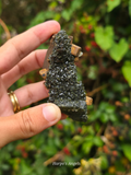 Epidote on Quartz Crystal Cluster  #2