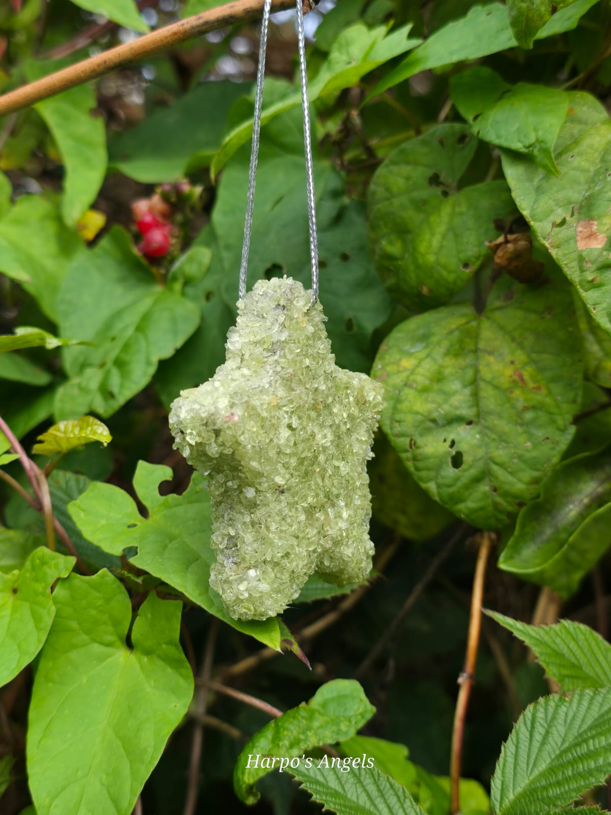 Handmade Peridot Hanging Star