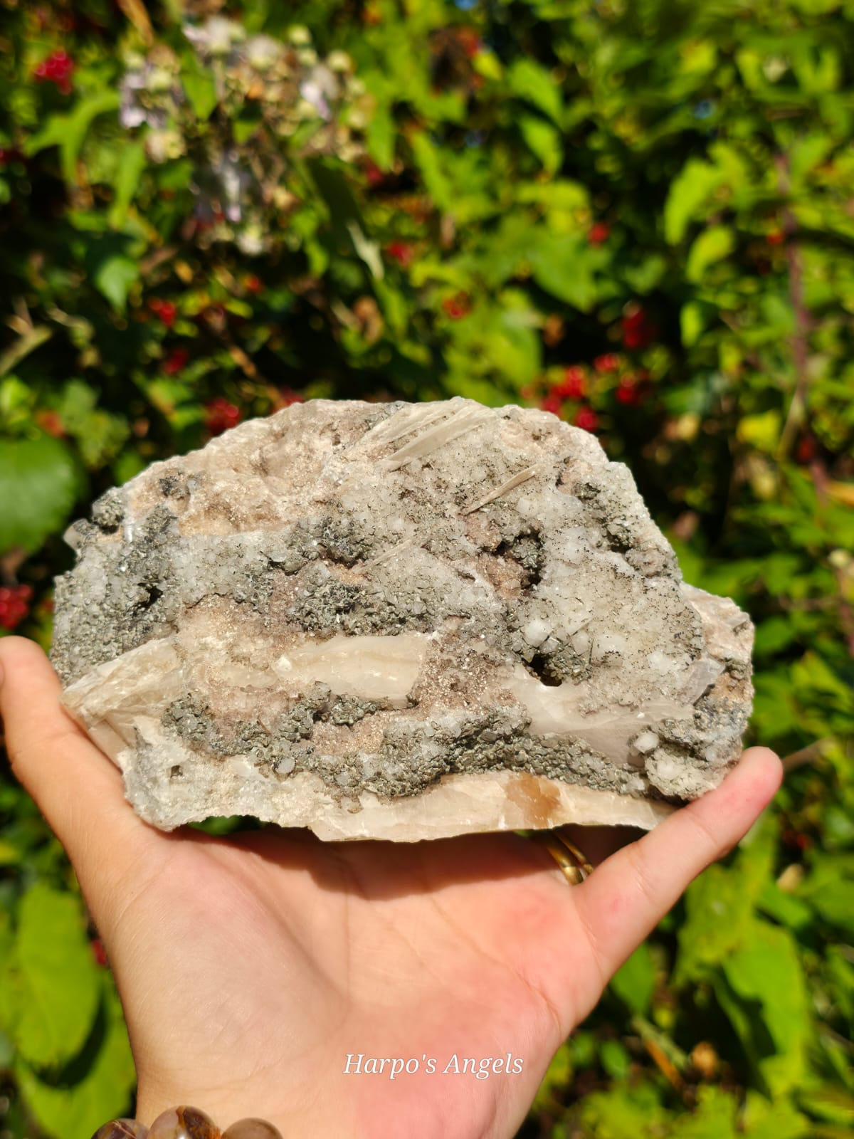 Rare Harmotome & Calcite - Clashgorm Mine, Strontian, Scotland