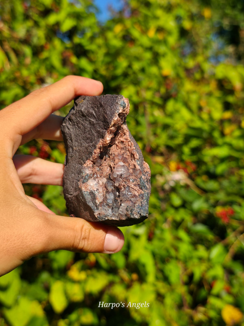 Baryte on Hematite - UK Mineral